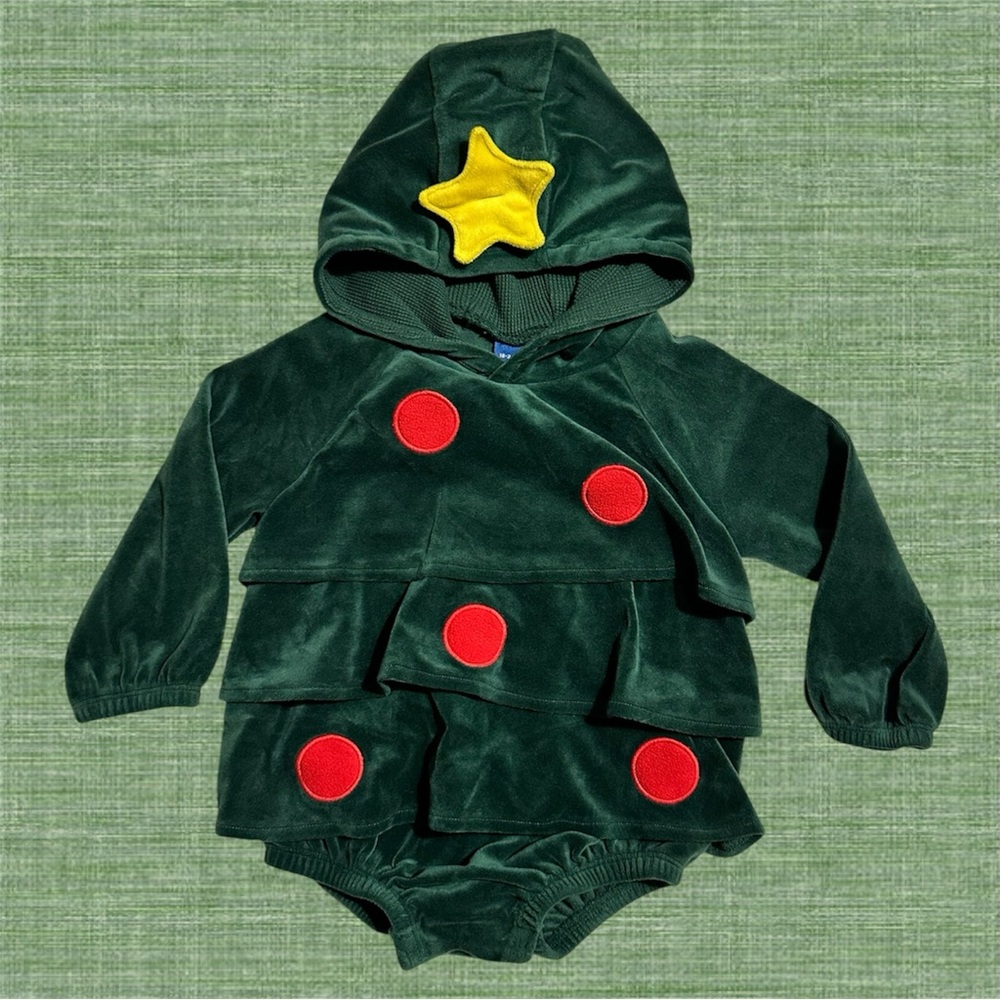 ❤︎2/$20❤︎ Carters Christmas Tree One Piece